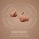 thumbnail image 4 of Auriculares inalámbricos Bluetooth QWANG Fit Pro X Kim Beige con caja de carga, 4 of 7