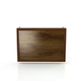 thumbnail image 6 of Furniture of America Roan 20-inch Hidden Storage Cabinet with Photo Frame, Antique Cherry, 6 of 14