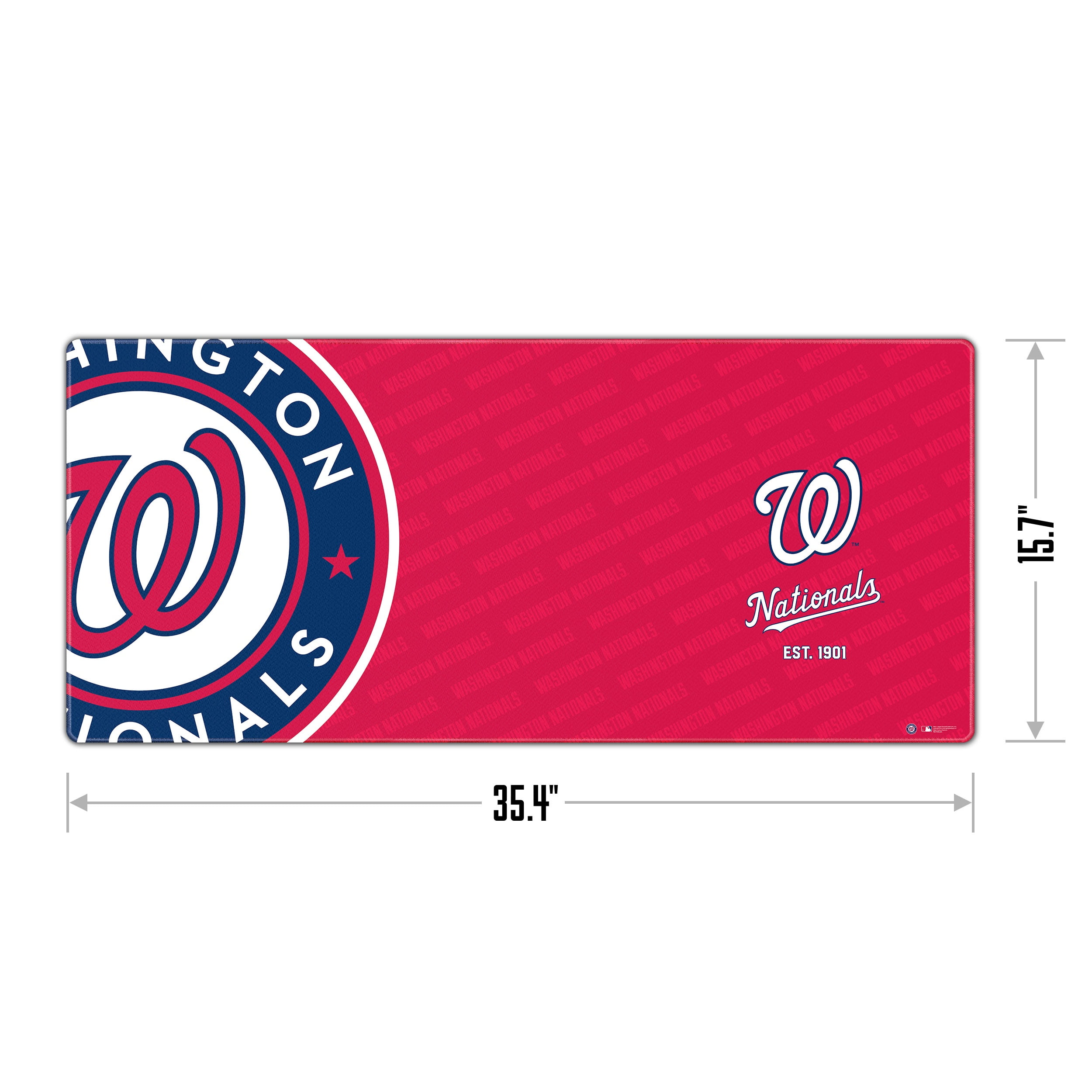 YouTheFan MLB Washington Nationals Logo Series Desk Pad
