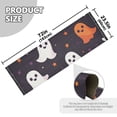 thumbnail image 5 of Yayeee Runner Rug for Bedroom 2'x6' Machine Washable Hallway Non Slip Mat, White Halloween Ghosts, 5 of 8