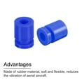 thumbnail image 4 of Uxcell 24Pack RC Anti Vibration Rubber Balls for F4 F7 Flight Controller M3x8mm Blue, 4 of 6
