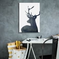 thumbnail image 4 of Epic Graffiti 'Forest Deer Silhouette' by Incado, Giclee Canvas Wall Art, 18"x26", 4 of 8