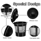 thumbnail image 3 of 2 filtros de café reutilizables para K-Cups, filtros de café rellenables para K- y K-Plus para 1.0 y 2.0, 3 of 8