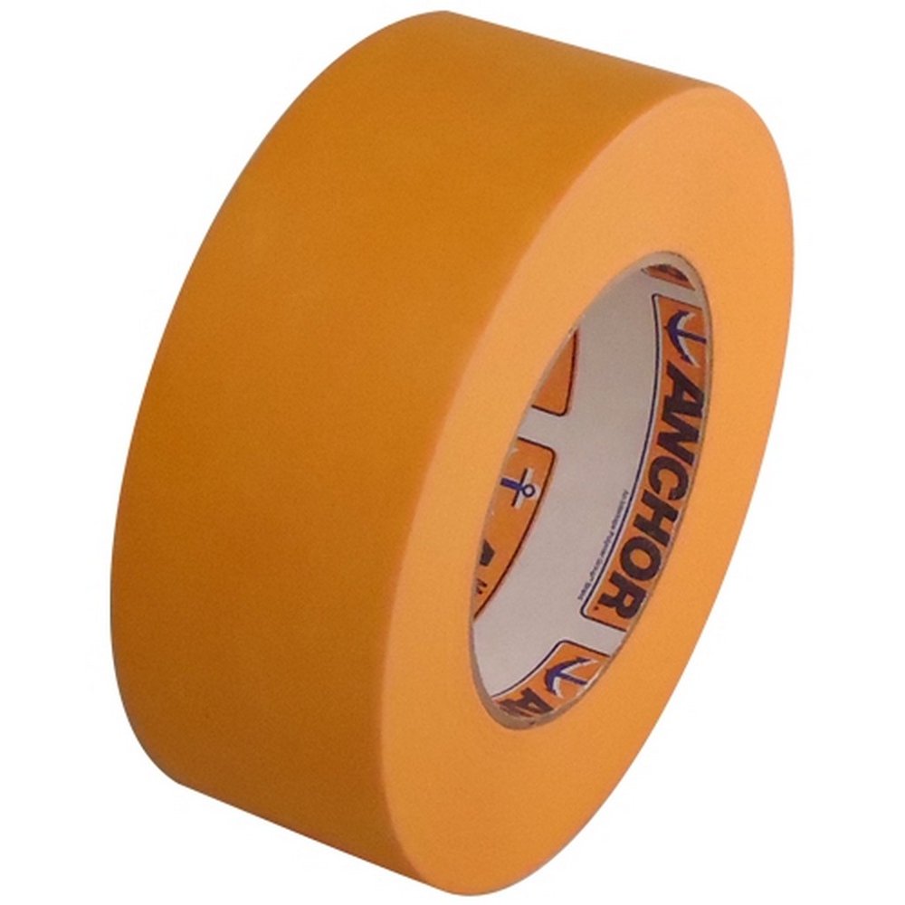 Orange Mask High Temp Premium Paper Masking Tape 2" X 60 Yard Roll