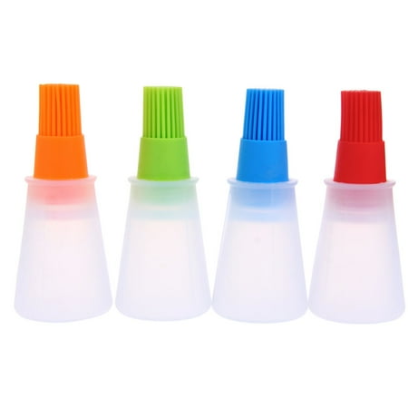 

Honey Oil Brush Bottle Silicone Cooking Baking Basting BBQ Pancake Kitchen Tool