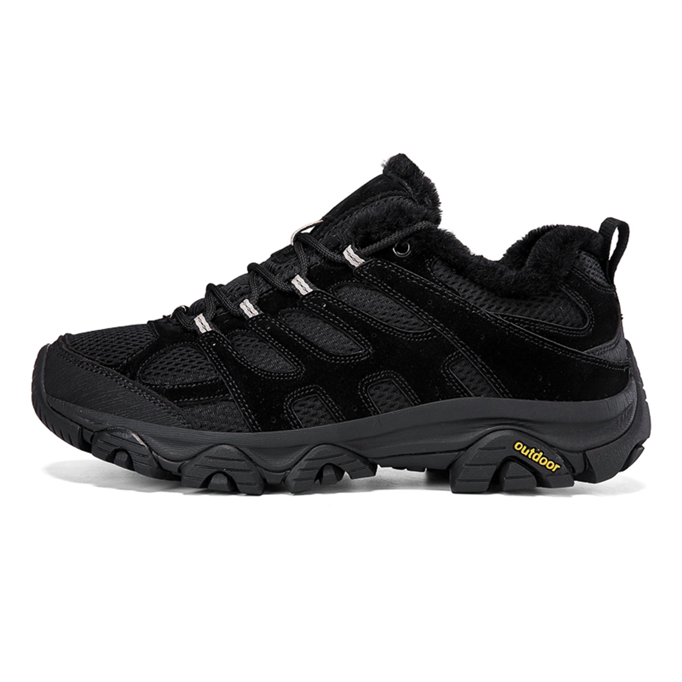 YOURDIARY Womens Mens Winter Hiking Shoes Comfortable Warm Walking Shoes
