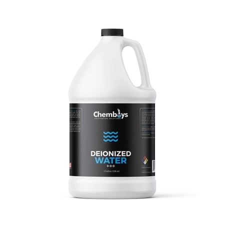 Chemboys | Premium De-Ionized Water | 1 Gallon Container | 128 Fluid Ounces