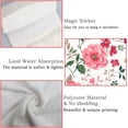 thumbnail image 5 of Hanging Towels 1 Pcs, Dish Towels Various Beautiful Flowers Absorbent Hand Towels with Hanging Loop Washcloth for Bathroom Kitchen, 5 of 6