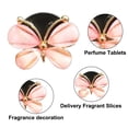 thumbnail image 2 of Clip de aromaterapia para salida de aire de coche, 4 unidades, clip de fragancia para coche femenino, pequeña mariposa, decoración para salida de aire acondicionado, 2 of 5