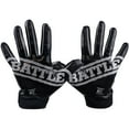 thumbnail image 2 of Battle Sports Doom 1.0 Adult Football Receiver Gloves - Small - Black, 2 of 3