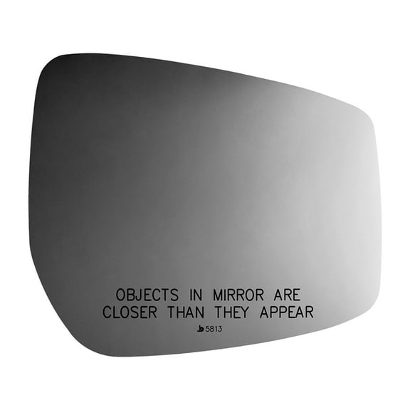 Burco 5813 Convex Passenger Side Replacement Mirror Glass for Nissan Kicks 2018-2019 W/O Baking Plate