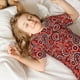 thumbnail image 5 of Balery Vintage Red Paisley Conjunto de Pijama Infantil de Manga Corta con Estampado – Ropa de Dormir de Algodón Suave-X-Large, 5 of 6