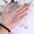 thumbnail image 4 of EeaseMX 144 piezas de decoraciones de manicura con diamantes de imitación en forma de gota de lluvia, accesorios de bricolaje para uñas, para el hogar, tienda de arte de uñas, 4 of 7