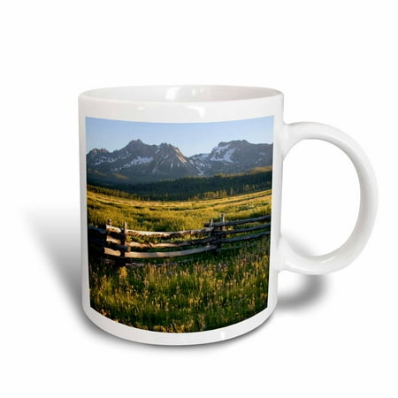 3dRose Sawtooth Mountains, dusk, Stanley Basin, Idaho - US13 DFR0875 - David R. Frazier, Ceramic Mug, 11-ounce