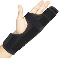 thumbnail image 1 of SHAR Finger Splint - Supports Little Finger, Ring, Middle Metacarpals and Knuckles - Adjustable Right or Left Hand Splint - Straightening for Trigger Finger, Injury, Fracture, Broken,, 1 of 5