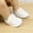 White, variant on Baby Sweetie Baby Girls Sandals Cute Plush Patchwork Princess Flats Casual Walking Shoes for Newborn Infant Toddler