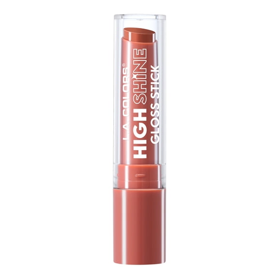 L.A. COLORS High Shine Hydrating Gloss Stick, Lip Balm with Sheer Color, Smoochies, 0.09 oz