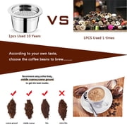 i Cafilas Refillable Coffe Pods Reusable Stainless Steel Coffee Capsules Compatible with K Fee Brewers (2 reusable coffee pod+1 stainless steel tamper)