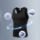 thumbnail image 4 of pstuiky Camiseta sin mangas para hombre, Camiseta deportiva ajustada de color liso para hombre, moderna, para tiempo libre y fitness Camisas de hombre l, 4 of 9