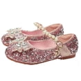 thumbnail image 4 of Girl’s Glitter Dress Shoes Low Heels Sparkly Princess Shoes, 4 of 6
