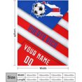 thumbnail image 2 of Custom Blanket for Bed Fans Gift Soccer City Winter Summer Fleece Throw Blankets Personalized Name & Number, 40"x50", 50"x60", 70"x80", 2 of 5