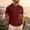 Wine, variant on Men Linen Polo Shirt Casual Short Sleeve Summer Beach T Shirt Button Tee Top Beach Hippie Shirt White