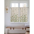 thumbnail image 2 of Spring Daisy Bathroom Window Curtain, Farmhouse Vintage Botanical Blossom Florals Light Filtering Coffee Kitchen Curtains, Bedroom Living Room Curtains 2 Panel 84"x45", 2 of 6