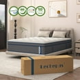 thumbnail image 3 of Lechepus California King Mattress, 14 Inch Cooling Gel Memory Foam Hybrid Mattress with 7-Zone Pocket Springs, Medium Plush Bed Mattresses in a Box, CertiPUR-US Certified, 3 of 14