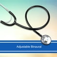 thumbnail image 6 of McKesson Stethoscope, Lightweight, Single Head, Diaphragm Only, Adjustable Binaurals, Black, 21 in, 1 Ct, 6 of 10