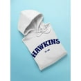 thumbnail image 3 of Hawkins 1983 Navy Blue Hoodie Women -Smartprints Designs, Female 4X-Large, 3 of 4