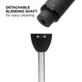 thumbnail image 2 of Chefman Multi-Speed Immersion Hand Blender w/Stainless Steel Blades, 300W, Multi Purpose - Black, New, 2 of 7