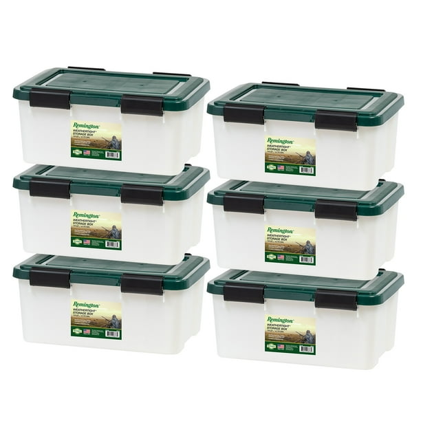 Remington® 19 QT Weathertight Gasket Storage Box with Buckle, Hunter