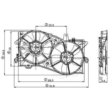 Engine Cooling Fan Assembly