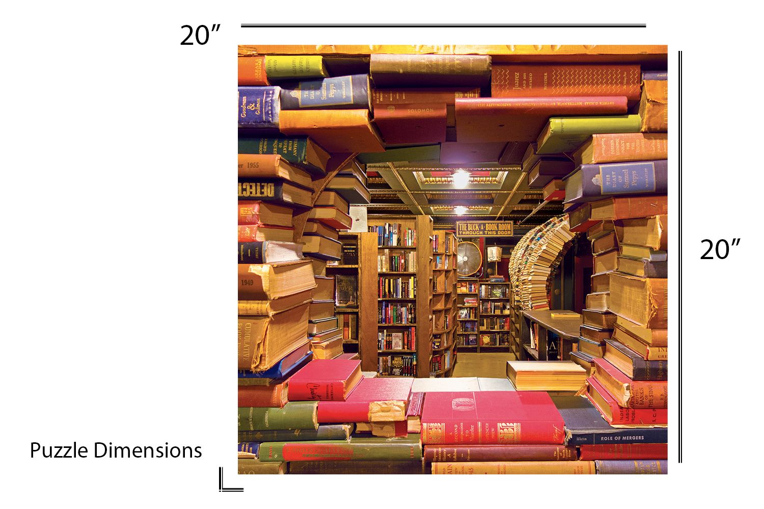 Book Shop 500 Piece Jigsaw Puzzle - image 5 of 6