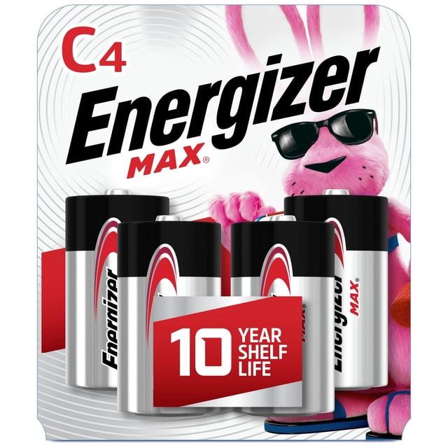 Batería Energizer Max C Premium Alcalina, paquete de 4