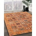 thumbnail image 2 of Ahgly Company Indoor Rectangle Abstract Orange Abstract Area Rugs, 8' x 10', 2 of 6