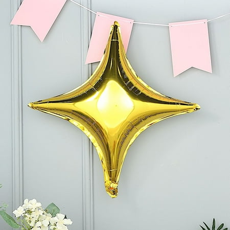 BalsaCircle 3 pcs 23x23-Inch Star Mylar Foil Balloons Wedding Event Birthday Reception Party Wholesale Cheap Decorations Supplies