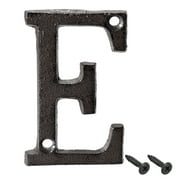 House Letter 3 Inch Cast Iron Letter E for Home Hotel Mailbox Address Sign