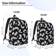 thumbnail image 4 of Balery Cool Gamepad Vintage Canvas Backpack for Men and Women - Large Capacity, Durable Travel Laptop Bag for School, Work, Hiking, and Outdoor Activities, 4 of 7