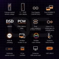 thumbnail image 2 of Amplificador DAC Hi-Fi portátil HiBy FC5 con pantalla OLED, 2 of 9