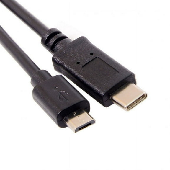 CY Reversible Design USB 3.0 3.1 Type C Male Connector to Micro USB 2.0 Male Data Cable for Laptop Phone