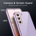 thumbnail image 4 of JETech Case for Samsung Galaxy S22+ / S22 Plus 5G 6.6-Inch, Non-Yellowing Shockproof Bumper Protective Phone Cover, Anti-Scratch Hard PC Back (Purple), 4 of 6