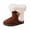 Coffee, variant on REDARER Winter Girls Boots for Kids Soft Sole Warm Lined Children Boot Shoes with Adjustable Closure for Outdoor Activities,Winter Boots,Girls Boots,Size:2.5-3 Years