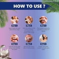 thumbnail image 4 of Whitening Strips, Coconut Mint Flavor, for Adults, 14 Pieces, Teeth Brightening, Oral Care, 4 of 5