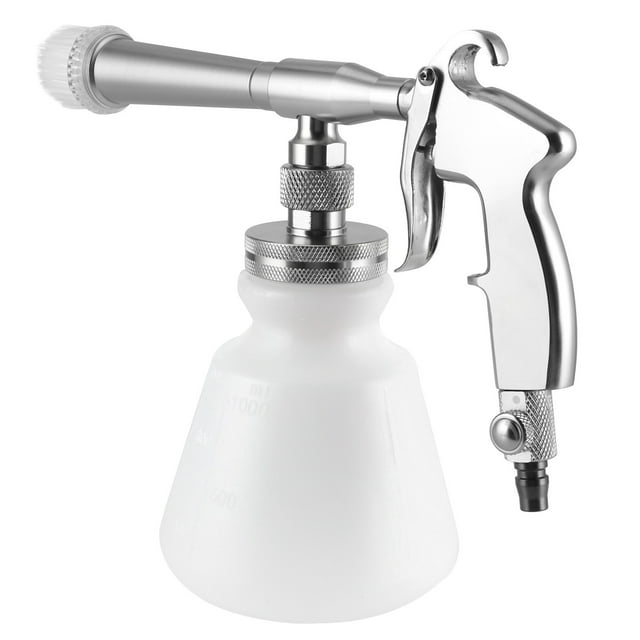 Pulverizador de pistola de lavado de alta presión de 6,2 a 9,5 kg, herramienta de limpieza ergonómica para automóviles, interior de coche, plateado