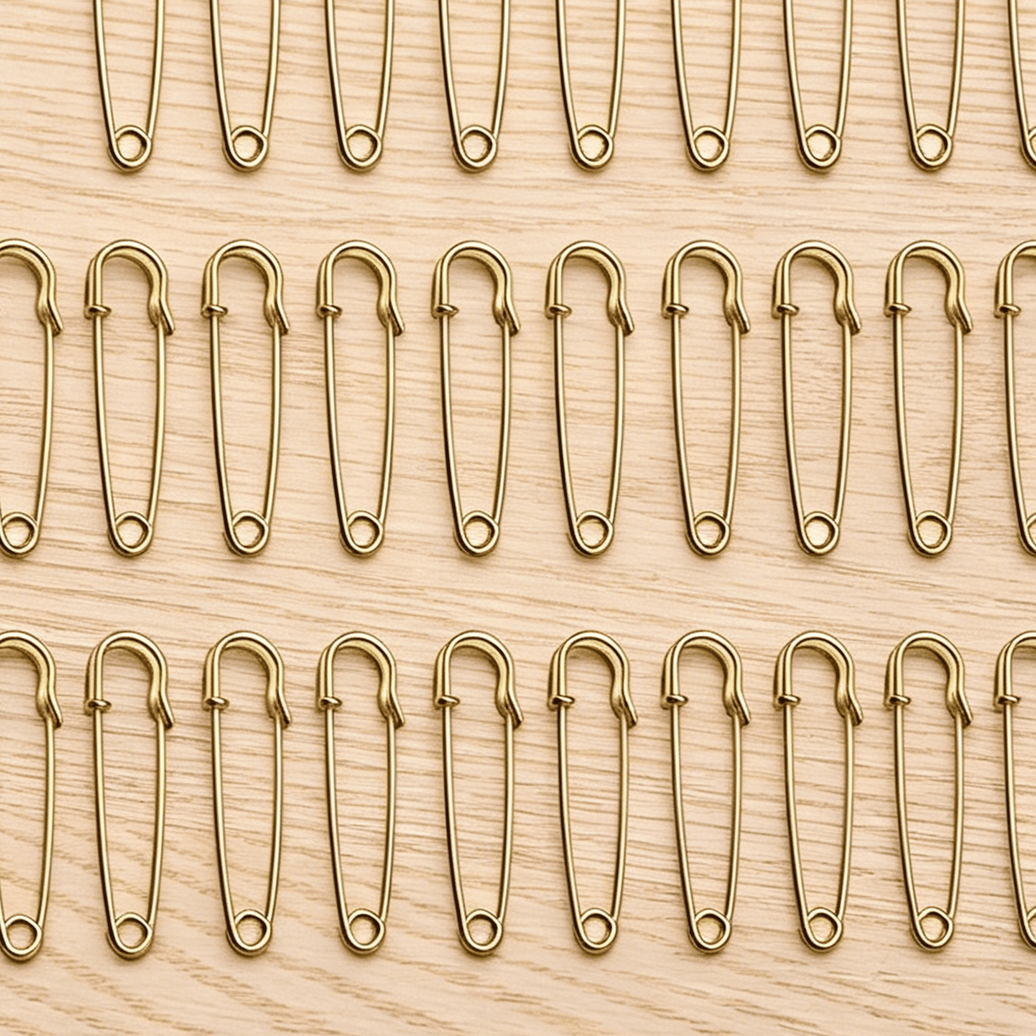 TUWAFE 2026 New Pack of 30 Safety Pins,Heavy Duty Blanket Pins Bulk Steel Spring Lock Pins Fasteners for Blankets Crafts Skirts Kilts Brooch Making,70Mm
