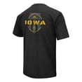 thumbnail image 3 of Men's Colosseum Black Iowa Hawkeyes OHT Military Appreciation T-Shirt, 3 of 4