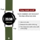 thumbnail image 5 of Correa de reloj de silicona Uxcell de 20 mm, correa de goma suave con hebilla de acero inoxidable chapada para hombres y mujeres, verde, 5 of 7