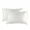 White, variant on Satin Pillowcase 2 Pack Soft Breathable Silky Pillow Case for Hair and Skin, Cooling Silk Pillow Covers with Envelope Closure Queen Size 20"X 30"