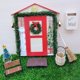 thumbnail image 2 of Kits de jardín de hadas para puerta navideña, escala 1:12, muebles de madera para casa de muñecas, 1:6 OB11 rojo, 2 of 9